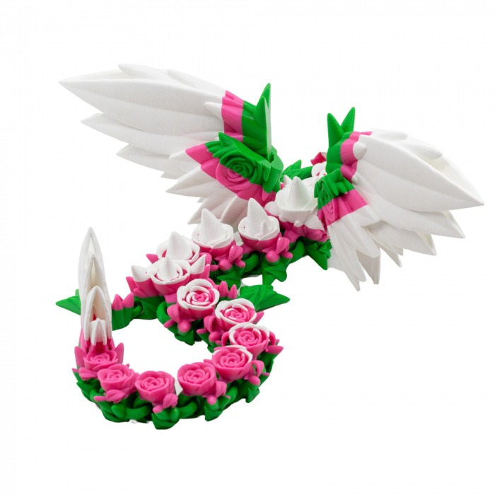 3D Dragon Trandafiri si Aripi [4]