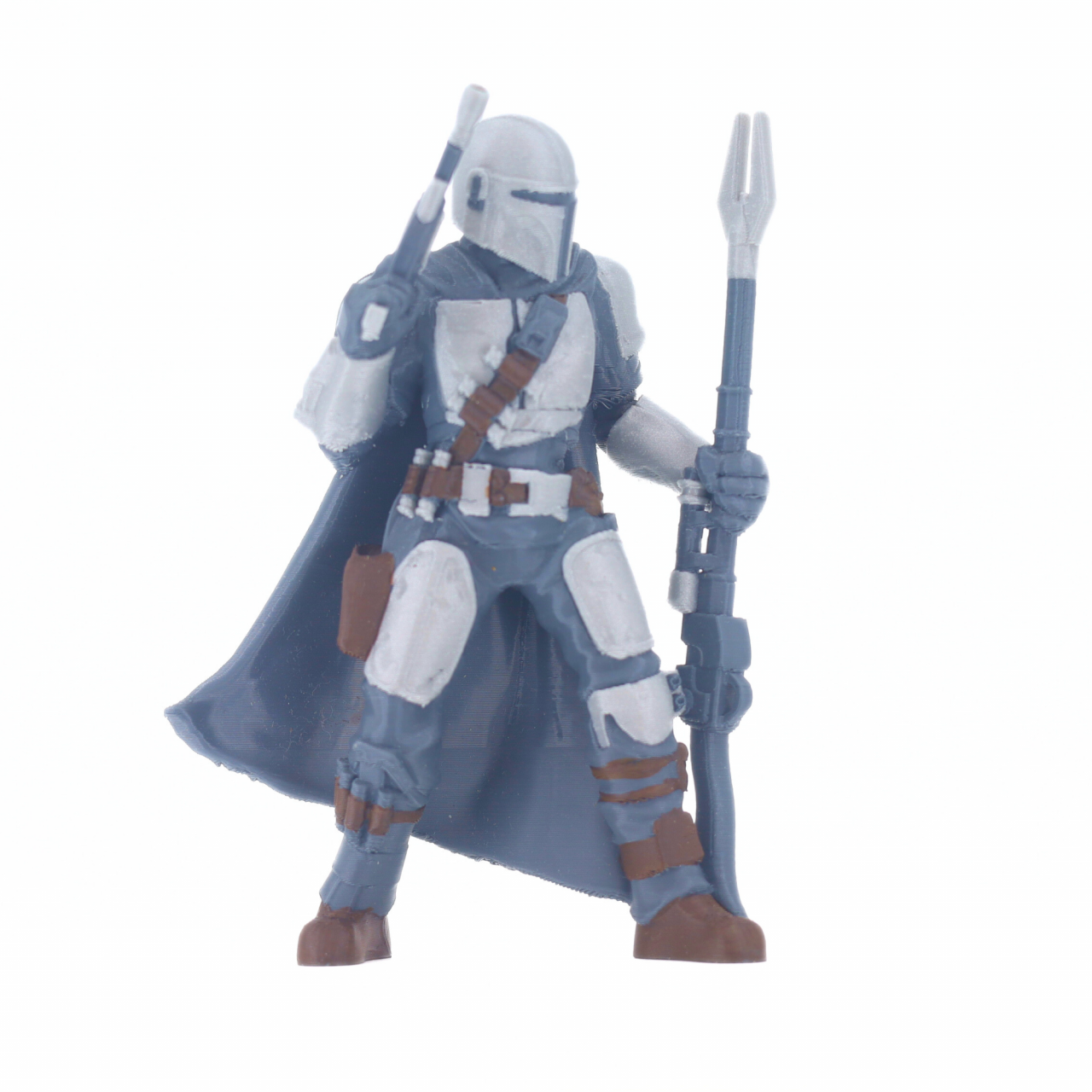 Figurina Mandalorian printata 3D [4]
