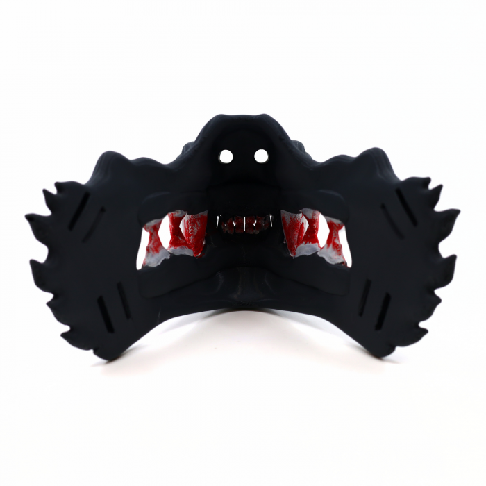 Mască Lup printată 3D, pictată manual 13 cm [7]