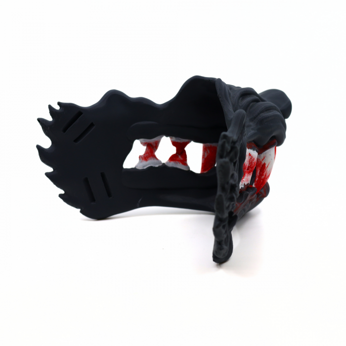 Mască Lup printată 3D, pictată manual 13 cm [6]