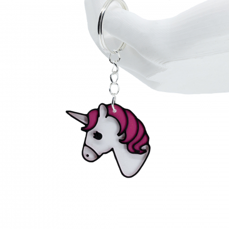 Breloc 3D Unicorn, 4 cm [1]