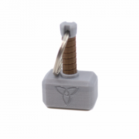 Breloc Ciocanul lui Thor, printat 3D, 4.5 cm [5]