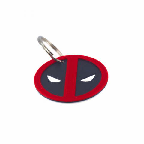 Breloc Deadpool, printat 3D, 4 cm [1]