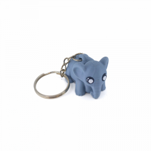 Breloc Elefant, printat 3D, 3 cm [5]