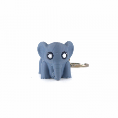 Brelocuri - Breloc Elefant, printat 3D, 3 cm