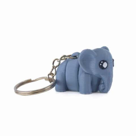 Breloc Elefant, printat 3D, 3 cm [4]