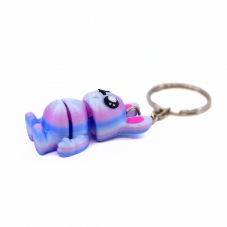Breloc Iepuras Rainbow printat 3D [5]