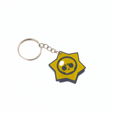 Brawl Stars - Breloc logo Brawl Stars, printat 3D, 3.5 cm