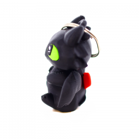 Breloc Mini Night Fury printat 3D [3]