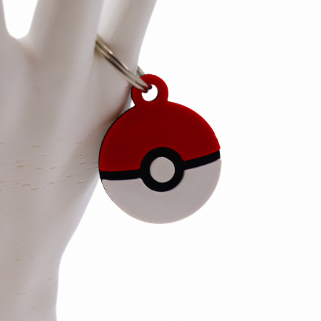 Breloc Pokeball, printat 3D [3]