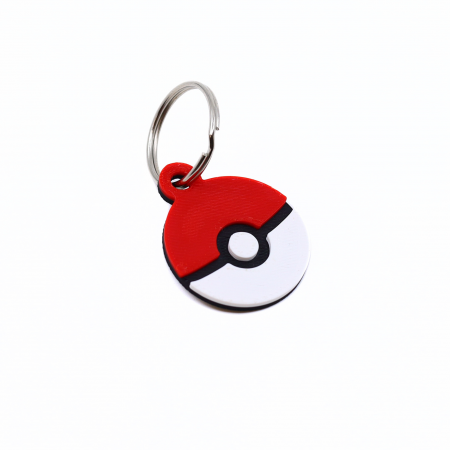 Breloc Pokeball, printat 3D [1]