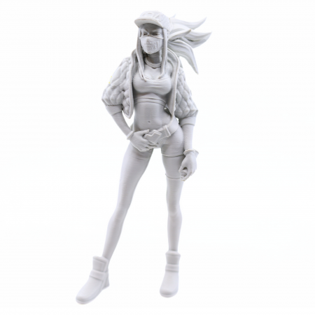 League of Legends - Figurina Akali printata 3D, 19 cm