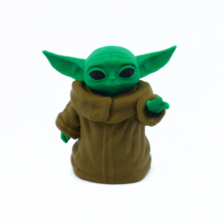 Figurină Baby Yoda Grogu, Star Wars, printată 3D, 9 cm