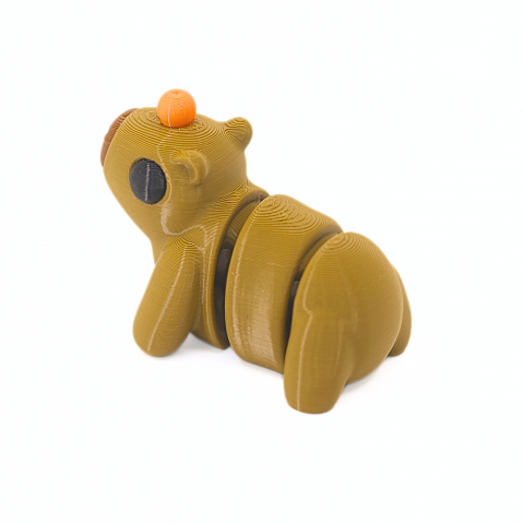 Figurina Capybara printata 3D, 6.5 cm [3]
