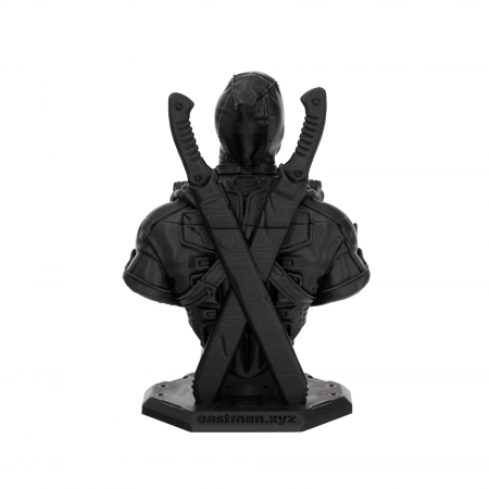 Figurina Deadpool, Negru, Printata 3D, 21 cm [3]