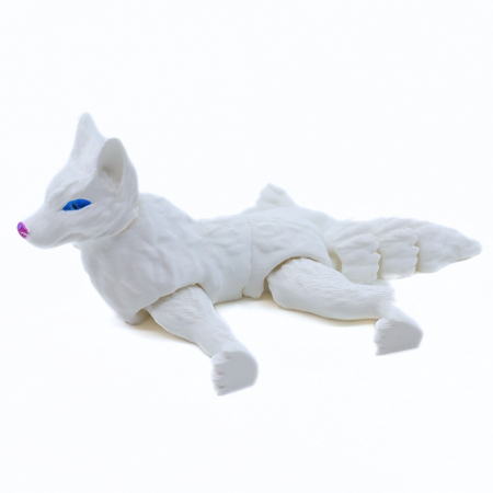 Figurină Lup Alb printată 3D, 11 cm [3]