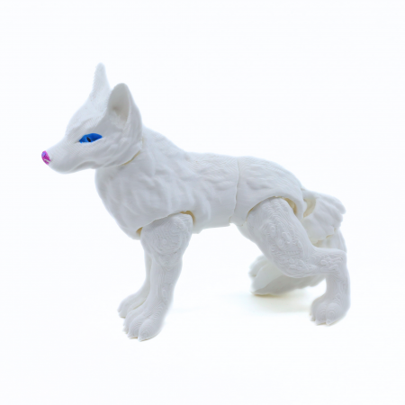 Figurină Lup Alb printată 3D, 11 cm [4]