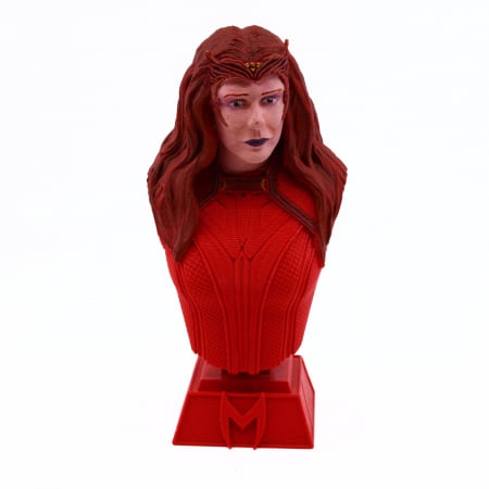Marvel - Figurină Wanda printată 3D, pictată manual, 17 cm