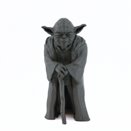 Figurină Yoda printată 3D, nepictată 16 cm