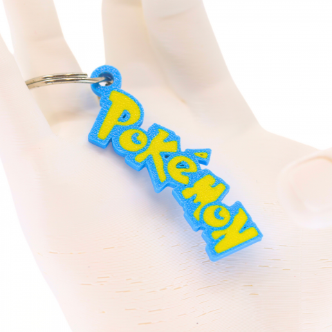 Breloc Logo Pokemon, printat 3D, 6 cm [3]
