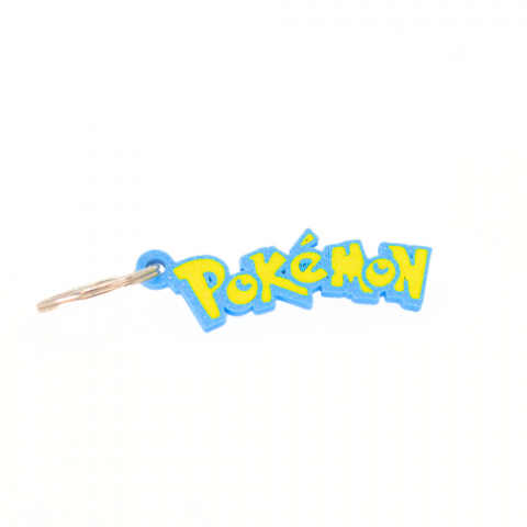 Pokemon - Breloc Logo Pokemon, printat 3D, 6 cm