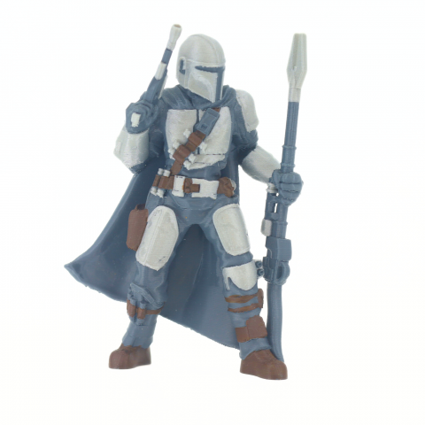 Figurina Mandalorian printata 3D
