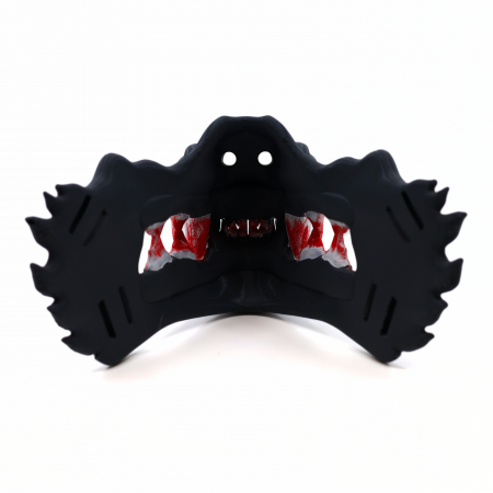 Mască Lup printată 3D, pictată manual 13 cm [6]