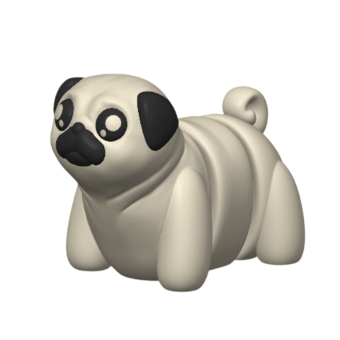 Miniz - <b>SNORTY</b> (pug)