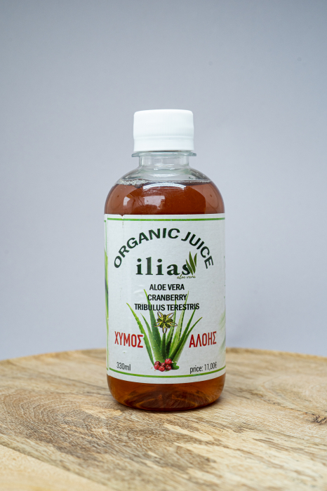 Suc organic ILIAS de Aloe Vera cu Merisor si Tribulus terrestris sau "Coltii babei" [1]