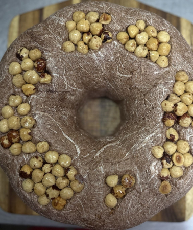 NOUTATI - HALVA CACAO CU ALUNE DE PADURE CROCANTE