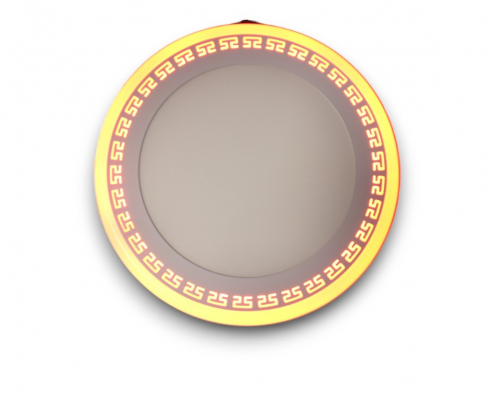 Aplica LED cu model dantelat 22 W lumina alba+rosie [2]
