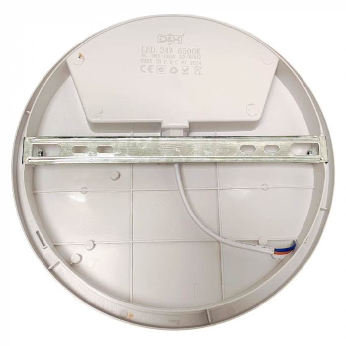 Aplica led rotunda aplicata Interior-exterior DX-PC79 24W lumina rece [5]