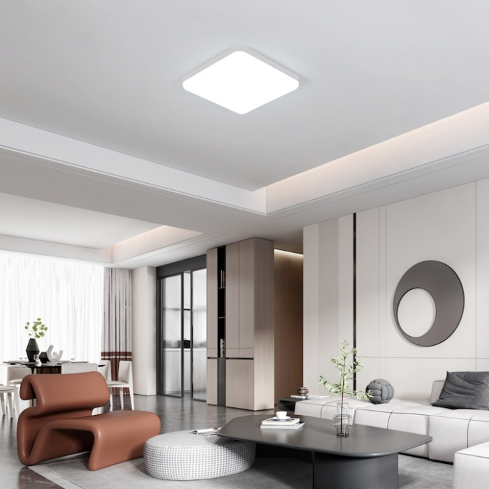 Aplica plafoniera led patrata 40 cm   36W 220V Lumina rece [4]
