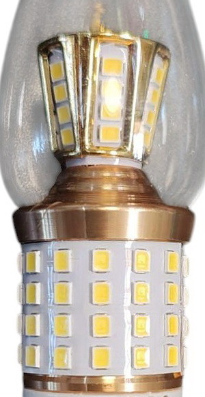 Bec LED tip lumânare decorativ 14W E14, design elegant pentru candelabre și lămpi-ecoleduri.ro [4]