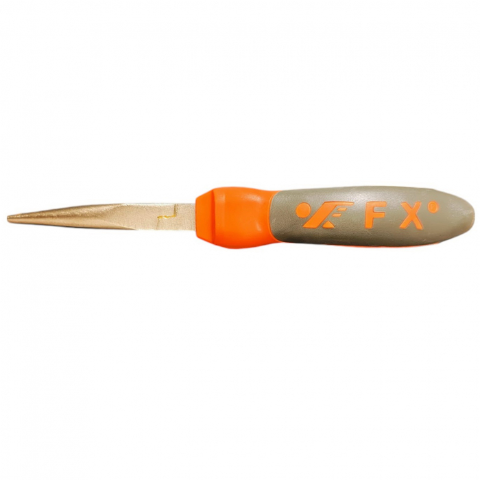 Clește cu cioc ascuțit 8” (205 mm), ergonomic, portocaliu/gri,ecoleduri [4]