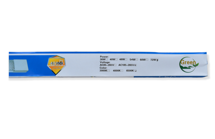 Corp Led Prismatic ,transparent 72 W 1,2 M [6]