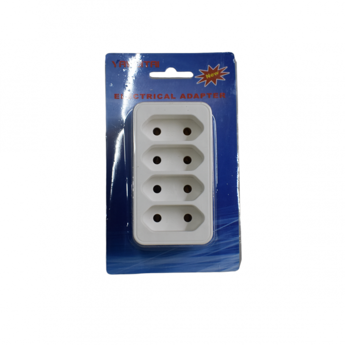 Adaptor triplu  multipriza cu 4 posturi plat YW-7377 [3]