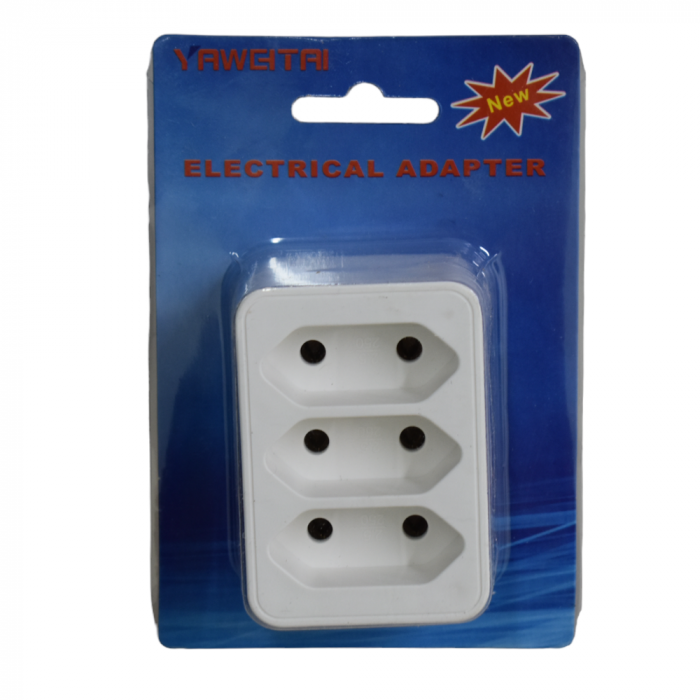 Adaptor triplu multipriza cu 3 posturi plat YW-7376 [3]