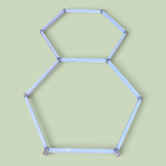 Lampa hexagonala LED pentru salon si barbershop [3]
