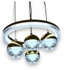 Lustra led ajustabila circulara cu 4 globuri 64W 3000K/4000K/6500K A133 [2]
