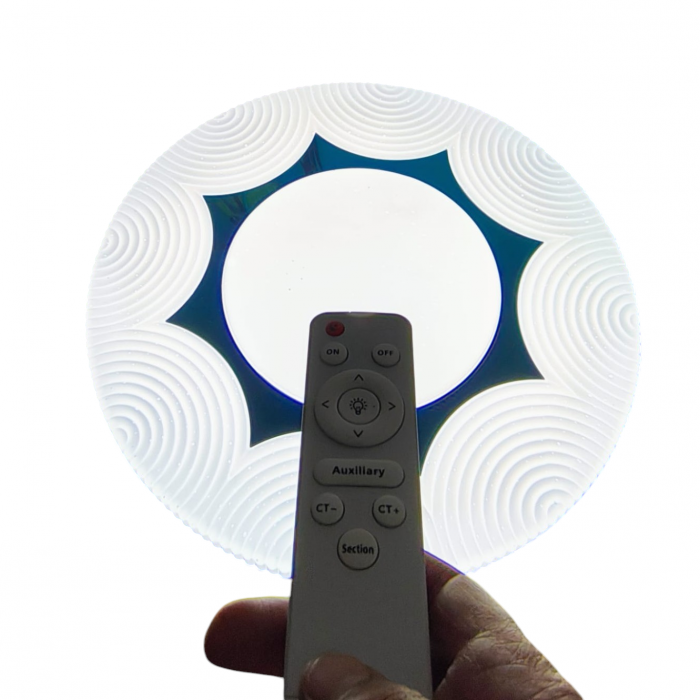 Plafoniera led cu telecomanda 60W 48cm  dimabila 3 temperaturi de culoare ajustabile  3000K/4500K/6500K [1]