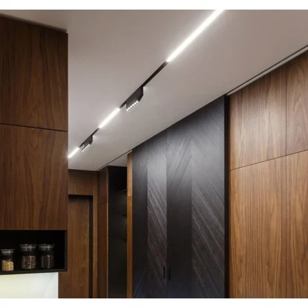 Proiector tip spot LED liniar reglabil, pentru șină magnetică U26/ZD-18, 18W, 4000K, chip OSRAM, 48V [3]