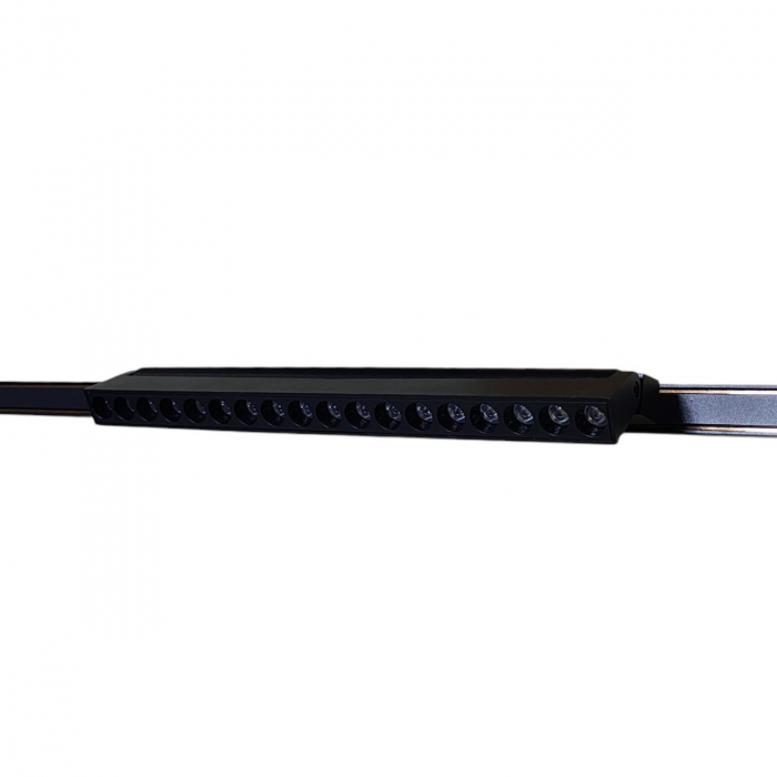 Proiector tip spot LED liniar reglabil, pentru șină magnetică U26/ZD-18, 18W, 4000K, chip OSRAM, 48V [6]