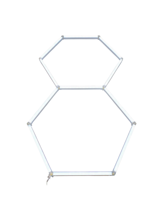 Lampa hexagonala LED pentru salon si barbershop [10]