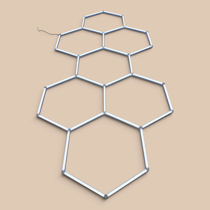 Sistem iluminat hexagonal LED pentru restaurant si spatiu comercial [4]