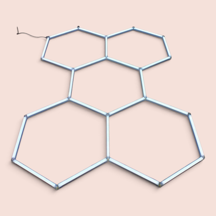 Sistem iluminat hexagonal LED pentru restaurant si spatiu comercial [3]
