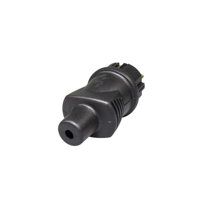 Stecher cauciuc Atra , IP44 , contact de protectie, 16A, negru , 250v [3]
