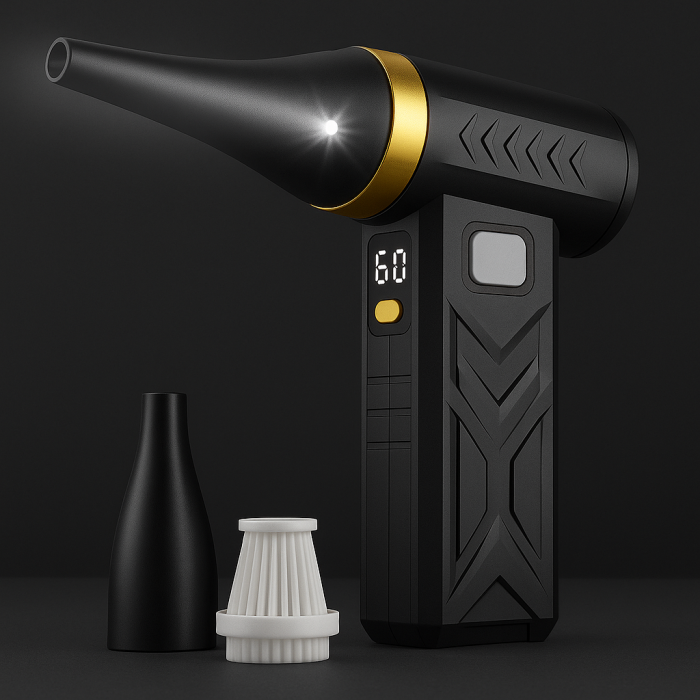 Suflantă și Aspirator Portabil M18, 65W, 13000 rpm, cu LED și afișaj digital [7]