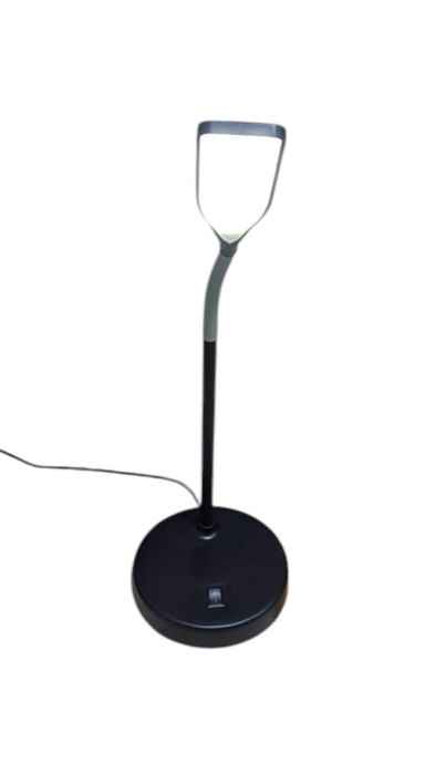 Veioza,Lampa de birou cu brat flexibil ,rotire la 360°,cu lumina alba, 5W, alimentare  la usb - neagra [5]