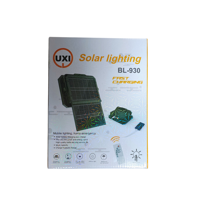 Proiector LED solar BL-930 cu 288 LED, panou solar detașabil, telecomandă și funcție Power Bank ecoleduri [10]
